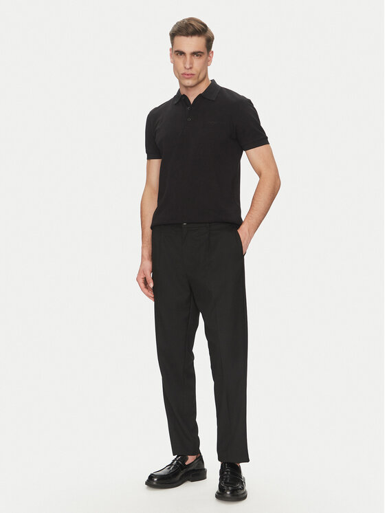 BOSS BOSS Поло Paddy 50469055 Чорний Regular Fit