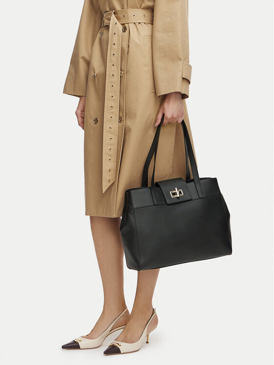 Furla Τσάντα Furla Amelia L Tote WB01952 BX4546 CN O6000 Μαύρο