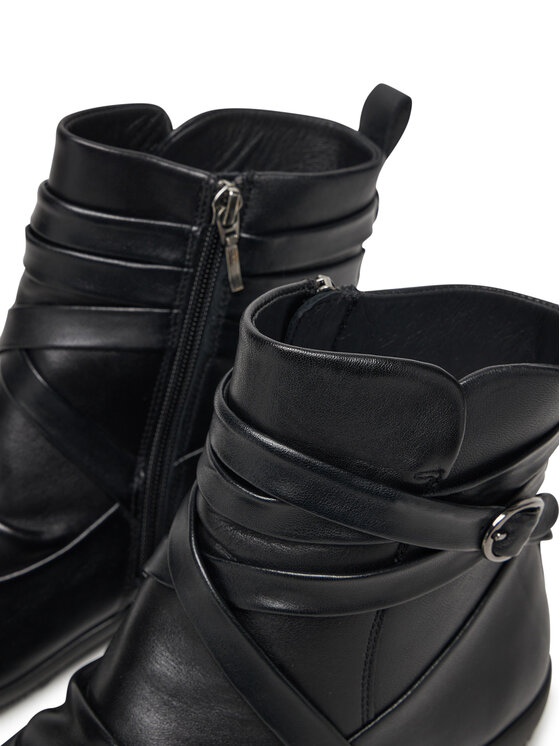 Josef Seibel Členková obuv Josef Seibel Charlotte 11 Vl971 Čierna