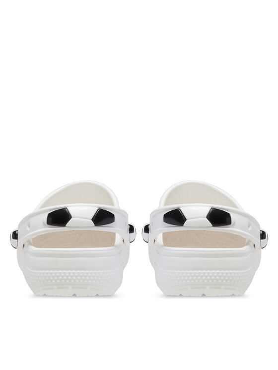 Crocs Natikači Crocs Classic Soccer Ball Clog T 210023 Bela