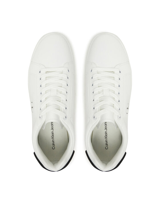 Calvin Klein Jeans Sneakersy Calvin Klein Jeans Classic Cupsole Ru Patch Lth YM0YM01297 Biały