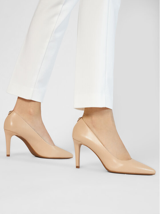 MICHAEL Michael Kors Čevlji z visoko peto MICHAEL Michael Kors Dorothy Flex Pump 40F6DOMP1L Bež