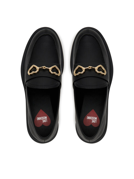 LOVE MOSCHINO Loafersy LOVE MOSCHINO JA10394G1MIA0000 Černá