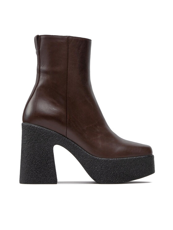 PINKO Bokacsizma PINKO Coriandolo Tronchetto AI 22-23 BLKS1 1H213C A072 Barna