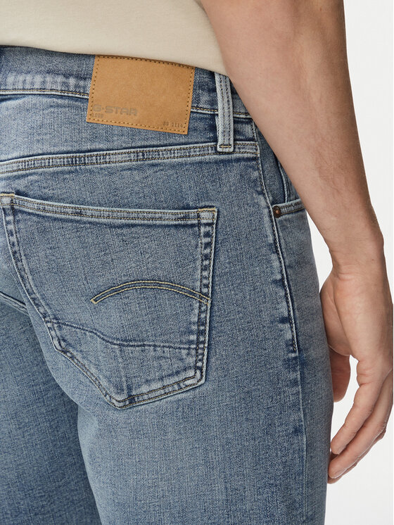 G-STAR G-Star Raw Pantaloncini di jeans 3301 D10481-C051 Blu Regular Fit