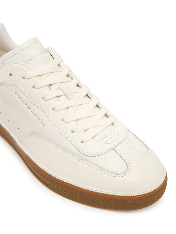 Tommy Hilfiger Sneakers Tommy Hilfiger Lo Lux Lth FM0FM05815 Écru