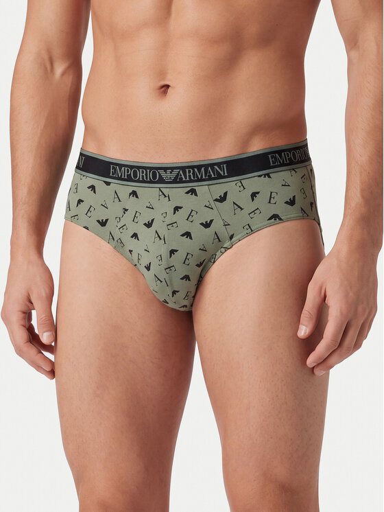 Emporio Armani Underwear Emporio Armani Underwear Conjunto de slips EM000258 AF25019 M5155 Verde