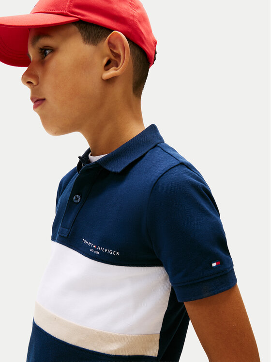 Tommy Hilfiger Tommy Hilfiger Polo KB0KB10383 Azul marino Regular Fit