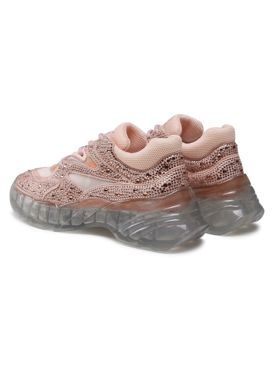 PINKO Sneakersy Pinko Rubino Diamond 1 PE 21 BLKS1 1H20V2 Y73H Różowy