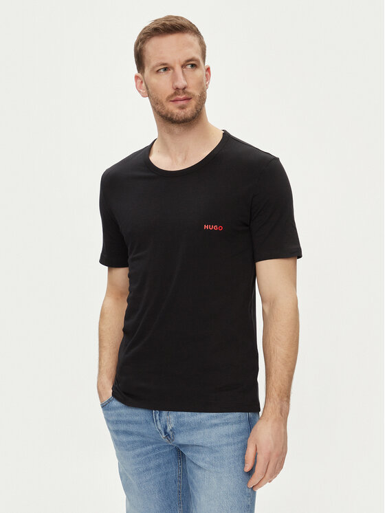 HUGO HUGO Комплект футболок 50493972 Чорний Regular Fit