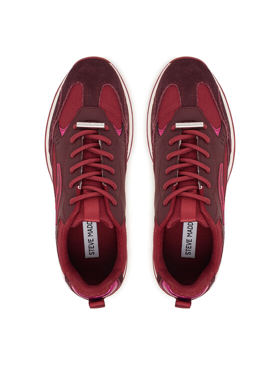 Steve Madden Снікерcи Steve Madden 11005494 Бордовий