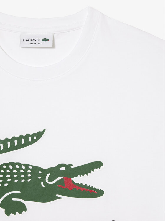 Lacoste Lacoste Camiseta TH1285 Blanco Regular Fit