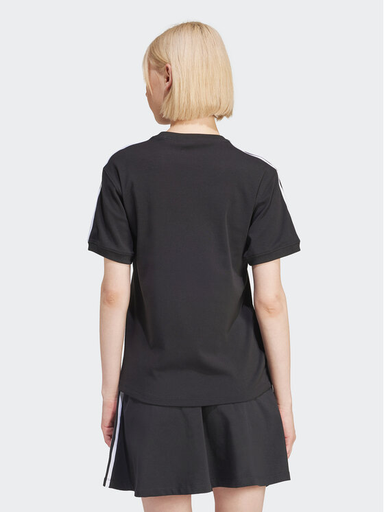 adidas adidas Футболка 3-Stripes IU2420 Чорний Regular Fit