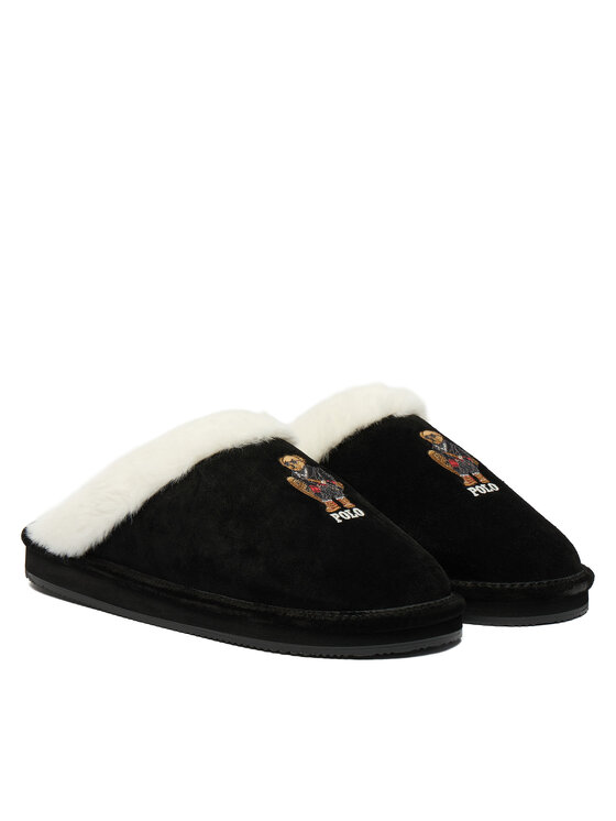 Polo Ralph Lauren Тапочки Polo Ralph Lauren 842P03594002 Чорний