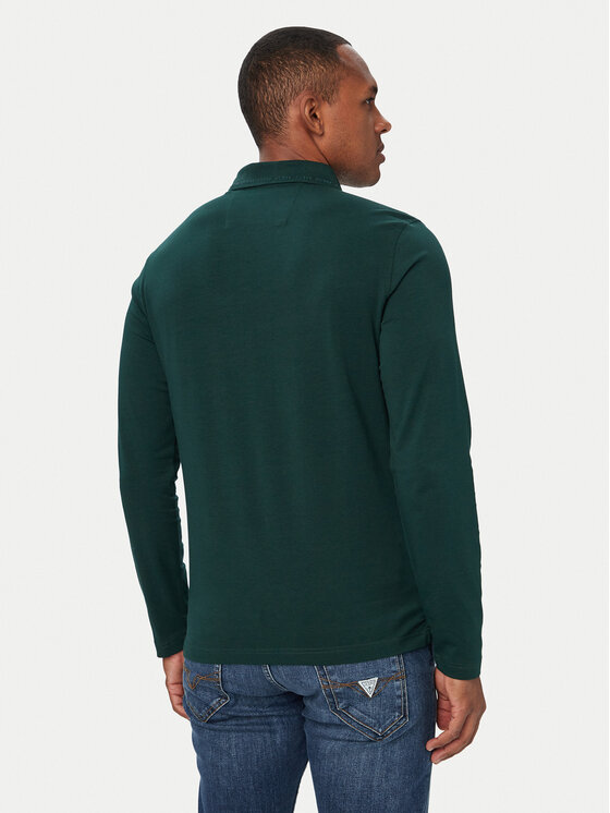 Guess Guess Polo M6YP36 K4395 Verde Extra Slim Fit