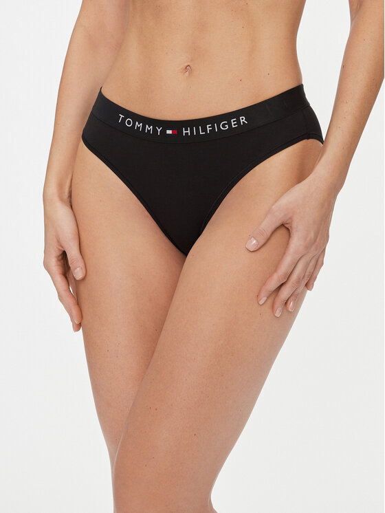 Tommy Hilfiger Tommy Hilfiger Klasikinės kelnaitės UW0UW04145 Juoda