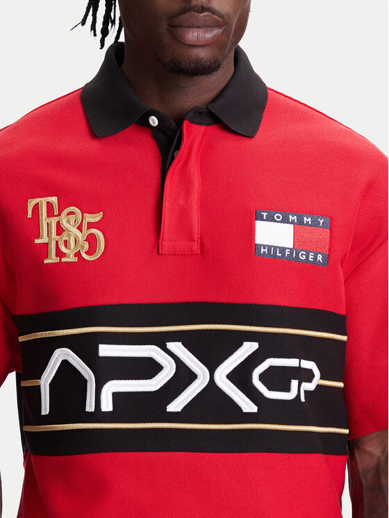 Tommy Hilfiger Tommy Hilfiger Polo F1 Movie Race Day MW0MW41393 Rosso Relaxed Fit