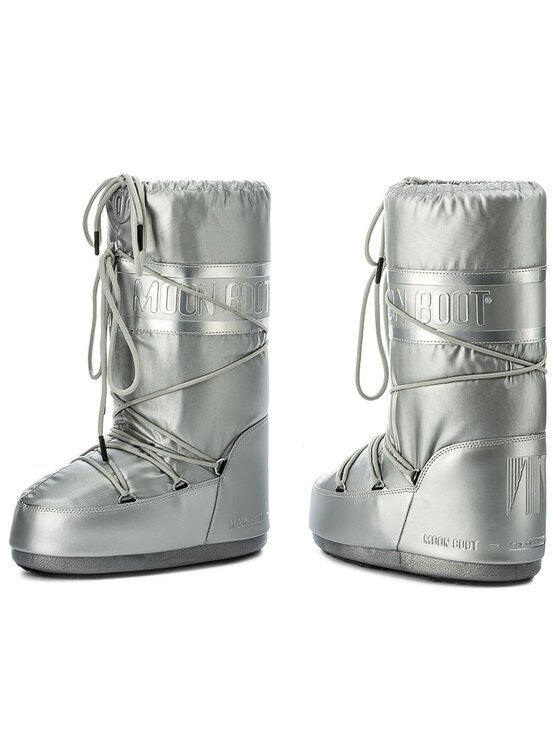 Moon Boot Čizme za snijeg Moon Boot Classic Plus Met 14023200001 Srebrna