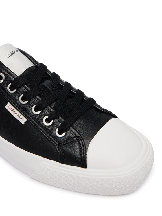 Calvin Klein Modne superge Calvin Klein Vulc Lace Up Low Lth HW0HW03077 Črna