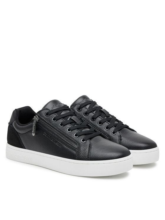 Calvin Klein Jeans Superge Calvin Klein Jeans Classic Cupsole Zip Low In YM0YM01254 Črna