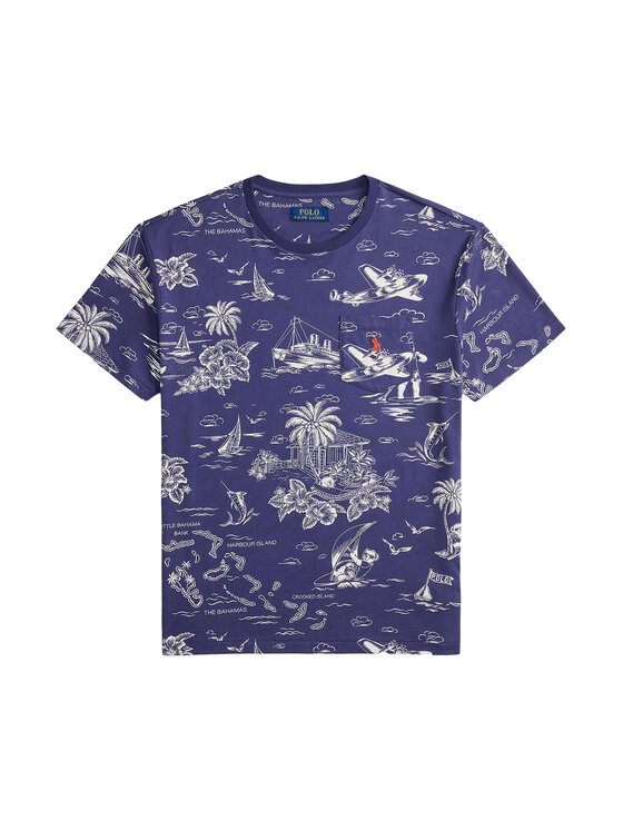 Polo Ralph Lauren Polo Ralph Lauren Camiseta 710B16619001 Azul marino Slim Fit