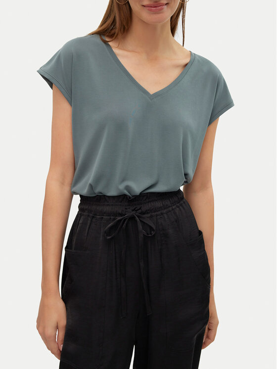 Vero Moda Vero Moda Camiseta Filli 10247666 Verde Relaxed Fit
