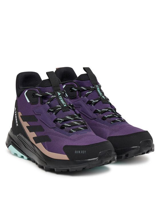 adidas Trekkingi adidas Terrex Anylander Mid Rain.Rdy JQ9966 Fioletowy