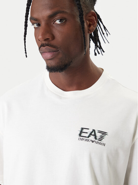 EA7 Emporio Armani EA7 Emporio Armani Camiseta 7M001327 AF17789 U0004 Écru Relaxed Fit