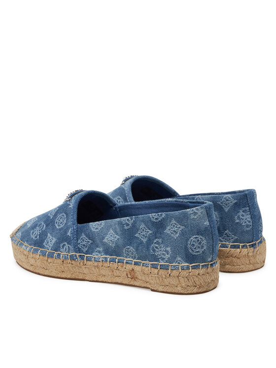 Guess Espadrilky Guess FLJDNN DEN14 Modrá