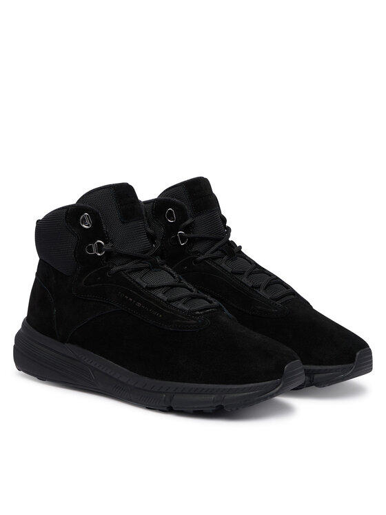 Tommy Hilfiger Sneakersy Tommy Hilfiger Hybrid Chukka FM0FM06085 Čierna