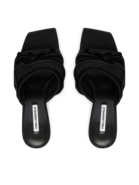 KARL LAGERFELD Klapki KARL LAGERFELD Karmel KL33604 Czarny