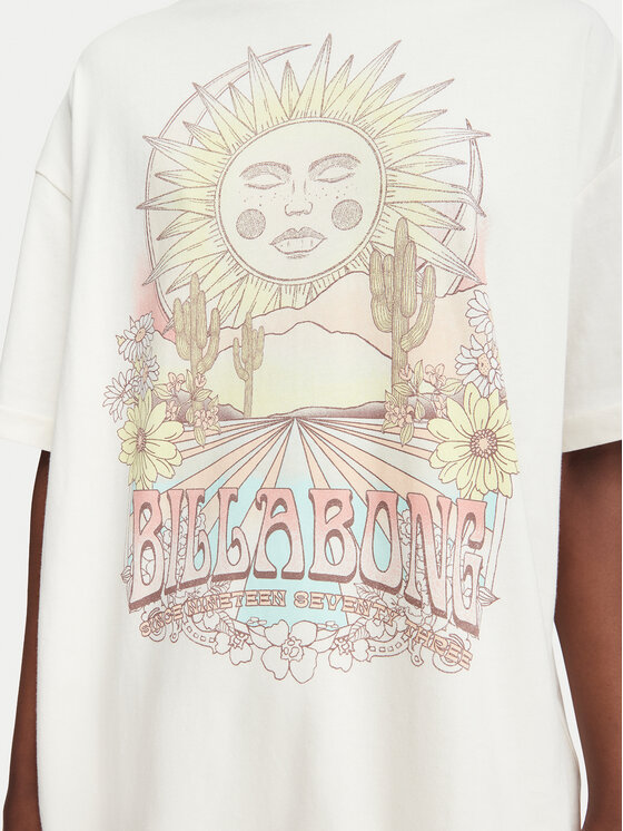 Billabong Billabong Camiseta Chasin Sunshine EBJZT00411 Blanco Loose Fit