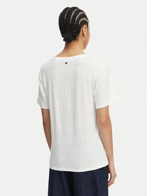 Weekend Max Mara Weekend Max Mara Camiseta Pelota 2615941052 Blanco Regular Fit