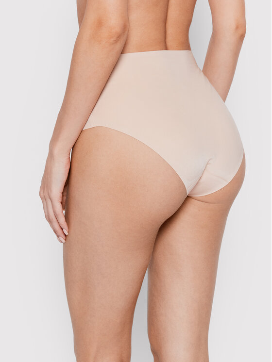 Chantelle Chantelle Klasikinės kelnaitės aukštu juosmeniu Pure Light C10M80 Smėlio