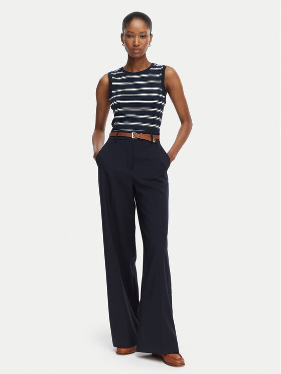 Tommy Hilfiger Tommy Hilfiger Top Multistripe WW0WW50025 Azul marino Slim Fit