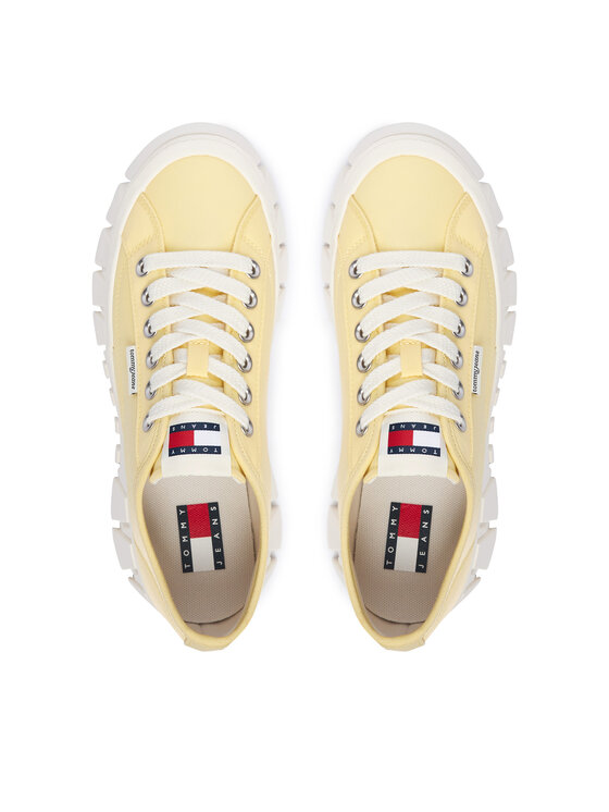 Tommy Jeans Sportcipők Tommy Jeans Tj Platform Sneaker EN0EN03098 Világossárga
