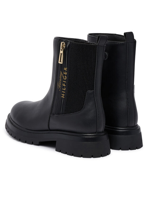 Tommy Hilfiger Botine Tommy Hilfiger Ashlyn T3A5-35161-1355 S Negru