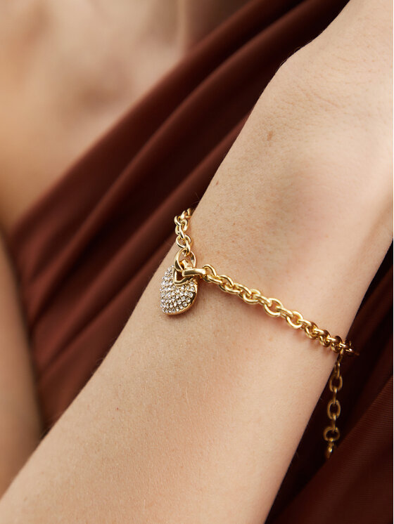 Guess Bransoletka Guess JUBB05 214JW Złoty
