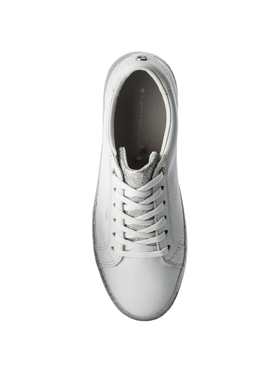 Tommy Hilfiger Αθλητικά Tommy Hilfiger Sparkle Outsole Glitter Sneaker FW0FW02798 Λευκό