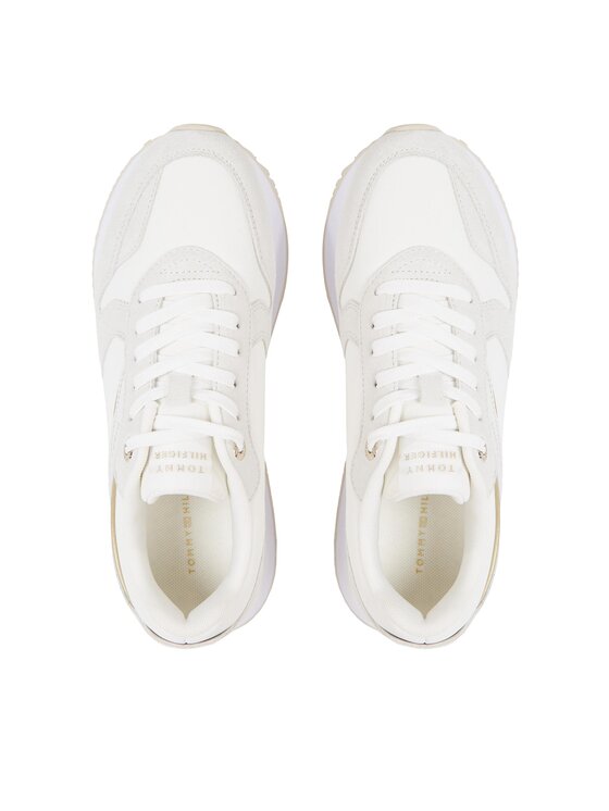 Tommy Hilfiger Tenisice Tommy Hilfiger Elevated Feminine Runner FW0FW07594 Bijela