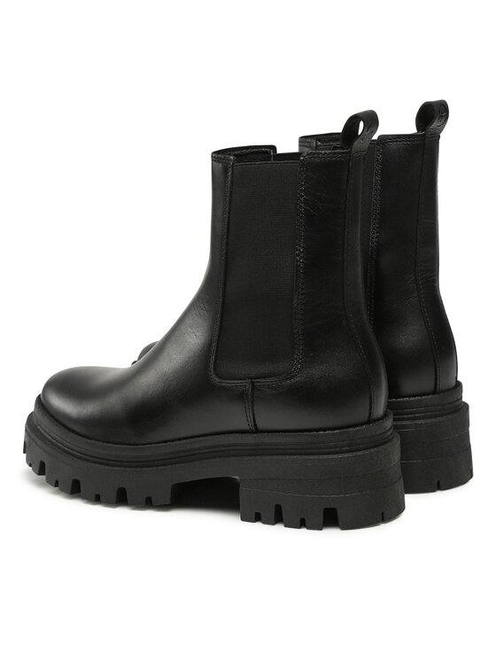 Tamaris Kotníková obuv s elastickým prvkem Tamaris 1-25404-41 Černá