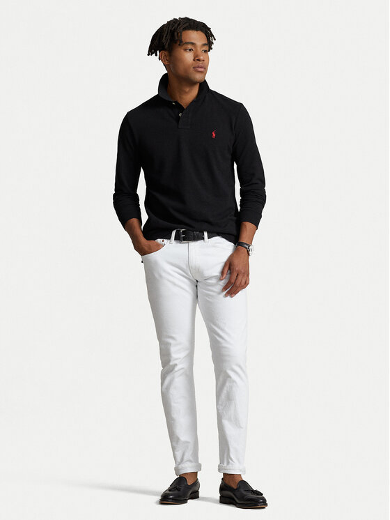 Polo Ralph Lauren Polo Ralph Lauren Поло 710680790045 Чорний Custom Slim Fit