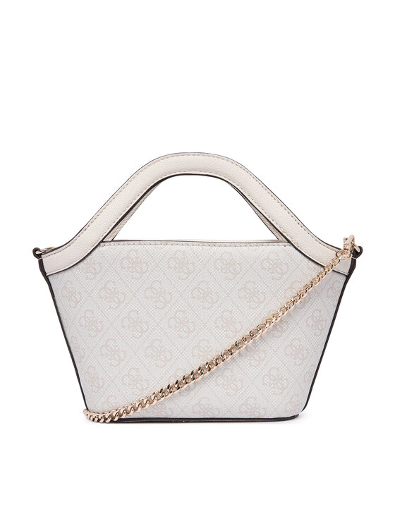 Guess Ročna torba Guess Lindsey Mini HWSG97 49750 Kremna