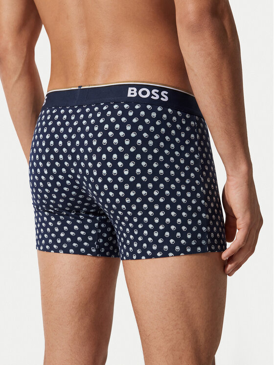 BOSS BOSS Conjunto de calzoncillos boxer BoxerBr 3P Power Des 50554438 Azul marino
