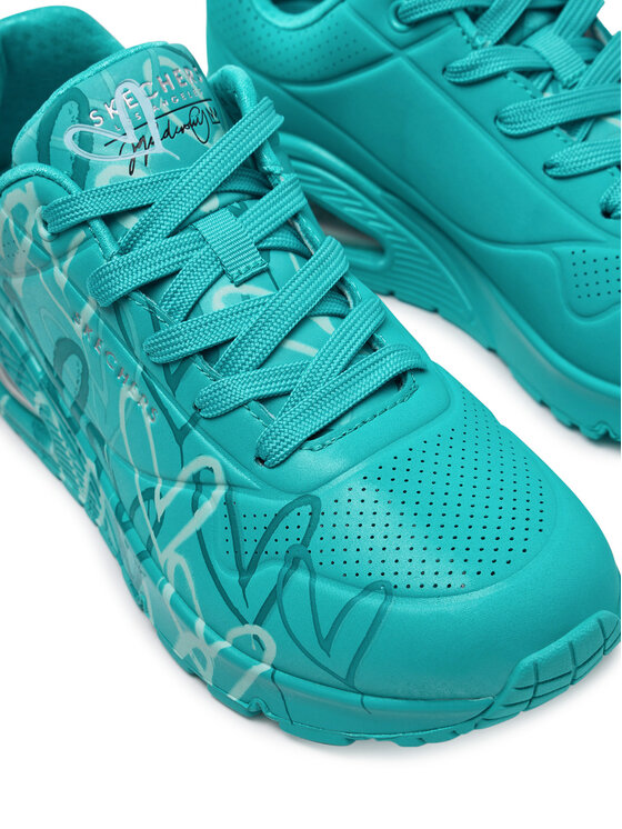 Skechers Сникърси Skechers 155507/TEAL Зелен