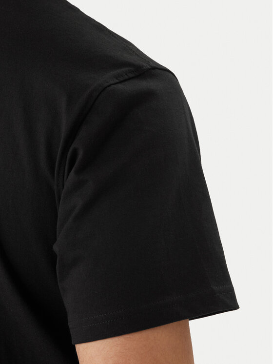 Hunter Hunter Póló Essentials HARM0085252 Fekete Regular Fit