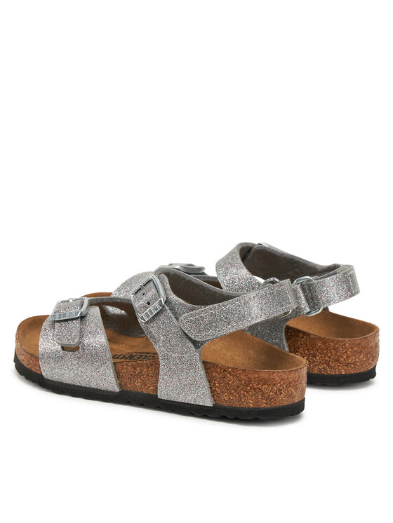Birkenstock Sandały Birkenstock 1029477 S Srebrny