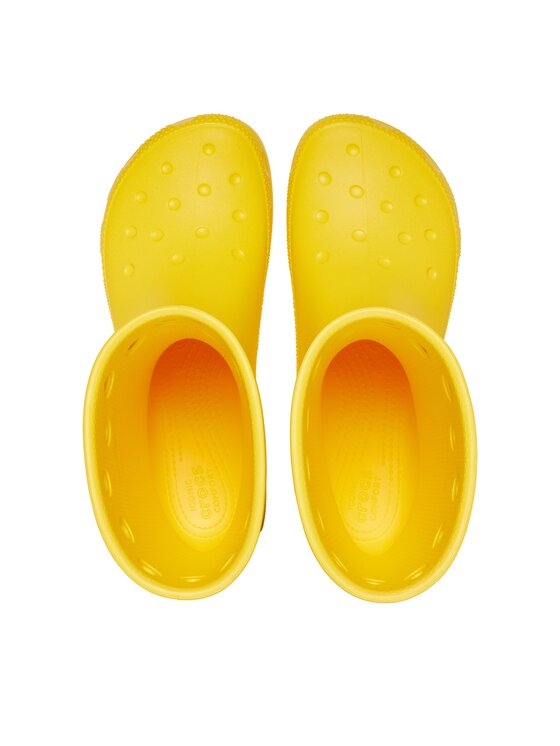 Crocs Kalosze Crocs Classic Rain Boot 208363 Żółty
