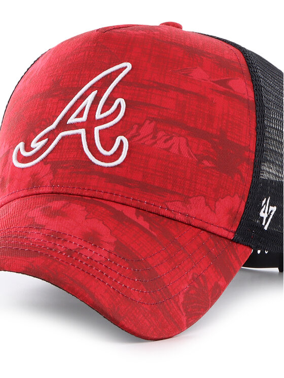 47 Brand Cepure ar nagu 47 Brand Oakland Athletics B-FIJDT01PTP Sarkans