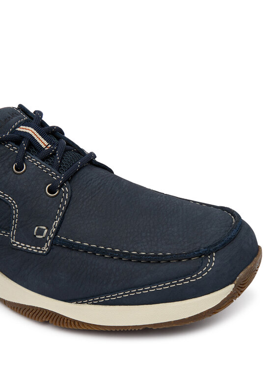 Clarks Туфлі Clarks Sailview Lace 26176972 Cиній